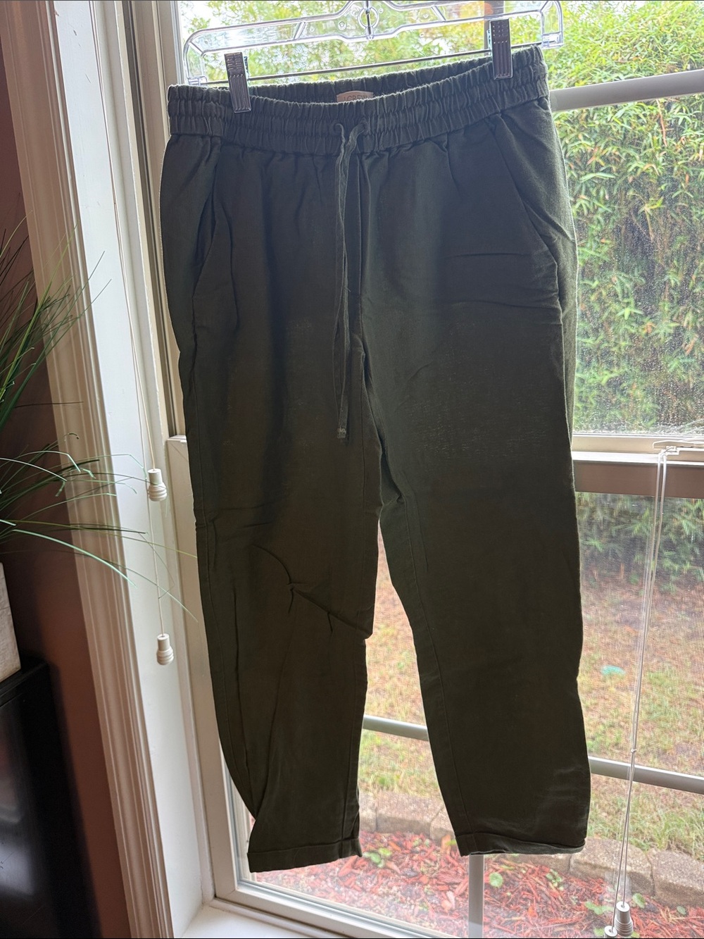J. Crew Olive Drawstring Jogger Pants